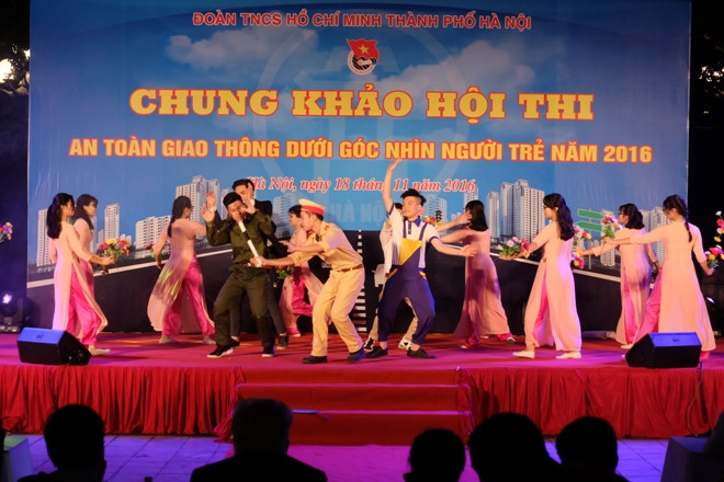 Thành đoàn Hà Nội tổ chức hội thi an toàn giao thông