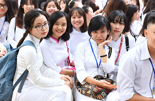 Chiều 28/9, các học sinh lớp 12 sẽ biết phương án thi THPT quốc gia 2017. Ảnh: Giang Huy.