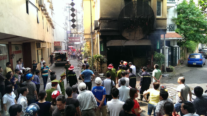 Hiện trường vụ cháy