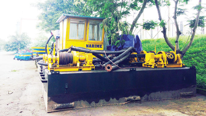 Nhiều thiết bị của tàu hút bùn đã xuống cấp ảnh: Tuấn Minh