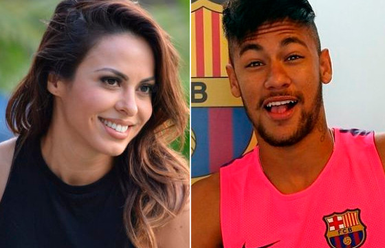 Neymar vướng vào lưới tình của Alinne Rosa.