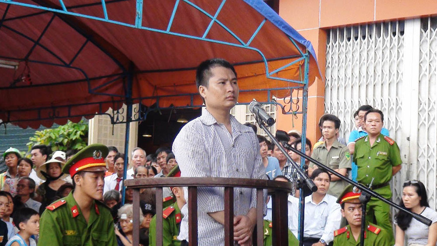 Bị cáo Khuyến tại toà