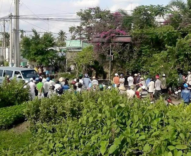 Hiện trường, nơi phát hiện thi thể bà L.