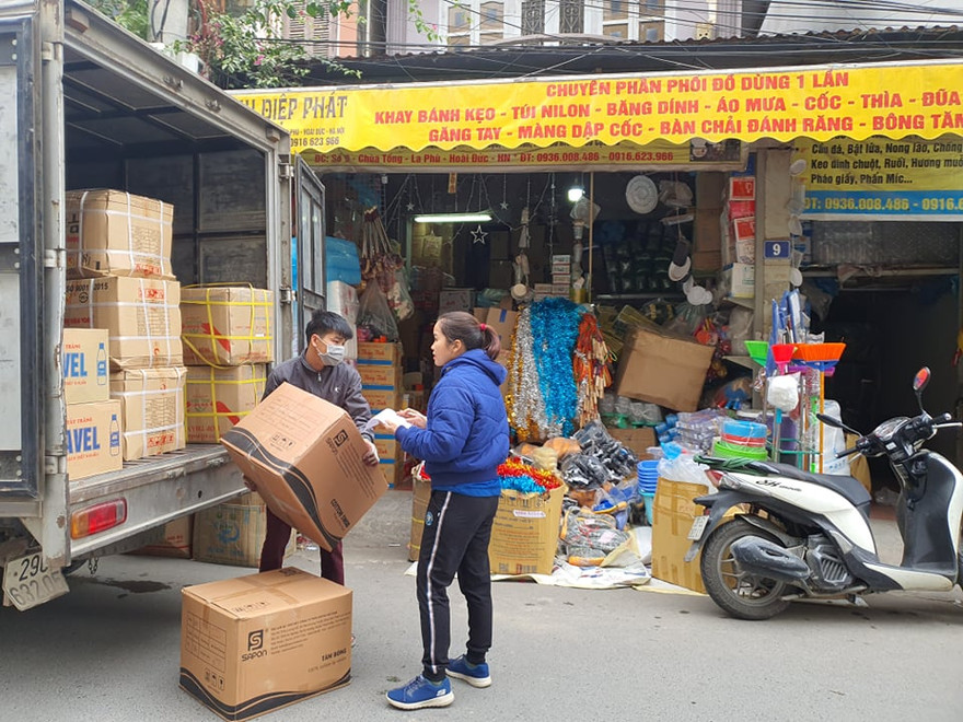 Thủ phủ bánh kẹo La Phù tất bật không ngơi tay dịp Tết