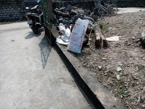 Hiện trường nơi ông Tiêm bị chém