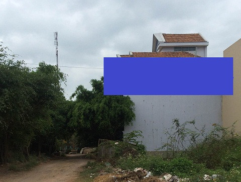 Khu vực nhà nghỉ nơi xảy ra cái chết của cụ ông khi quan hệ tình dục. Ảnh: Tử Long 