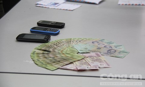 Số tang vật thu được - Ảnh: Trà My