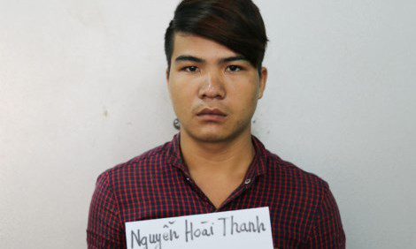 Nghi can Thanh tại cơ quan công an