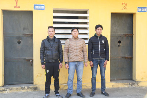 Ba đối tượng tại cơ quan điều tra