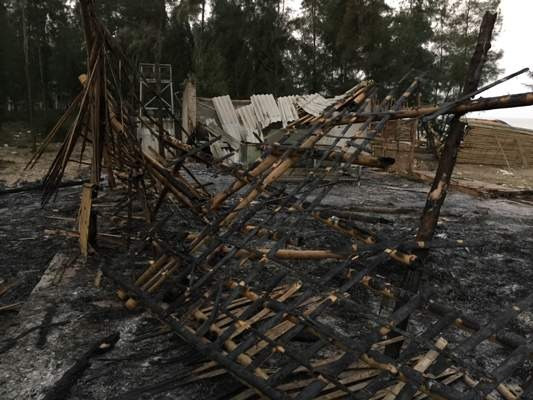 Hiện trường vụ cháy