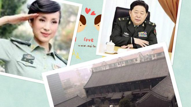 Người tình Thang Sán (trái) và Cốc Tuấn Sơn khi tại vị