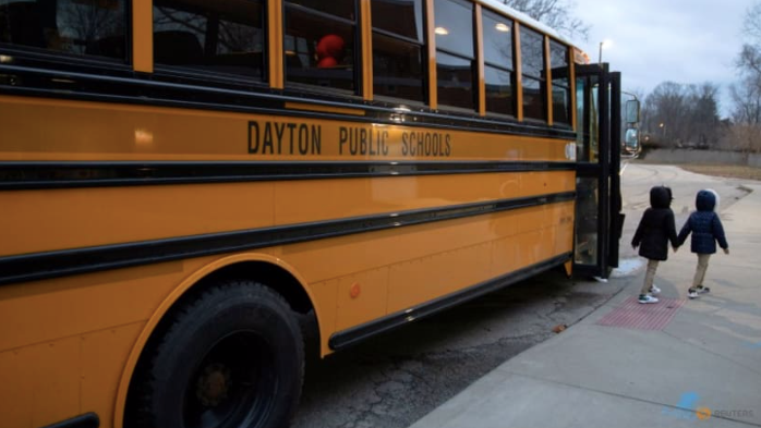 Một xe buýt chở học sinh ở Ohio. (Ảnh: Reuters)