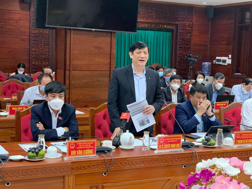 Bộ trưởng Nguyễn Thanh Long phát biểu tại buổi làm việc tại tỉnh Đắk Lắk