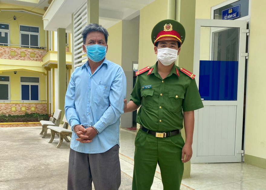 Đối tượng Dương lúc bị bắt