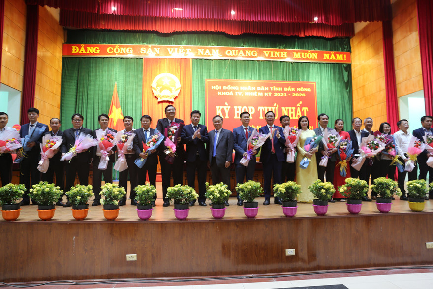 Lãnh đạo HĐND, UBND tỉnh Đắk Nông nhiệm kỳ 2021-2025