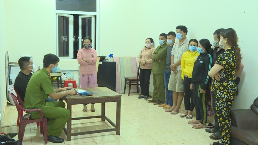 Các đối tượng liên quan tại cơ quan công an