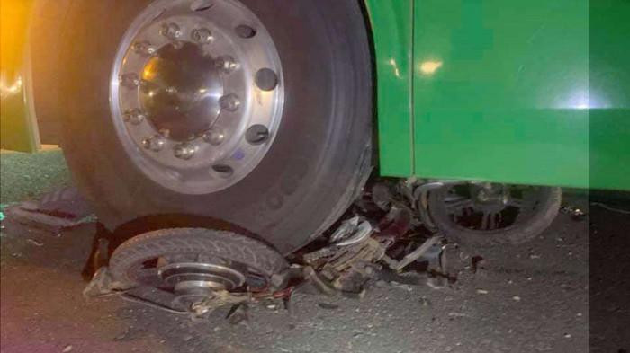 Hiện trường vụ tai nạn giao thông