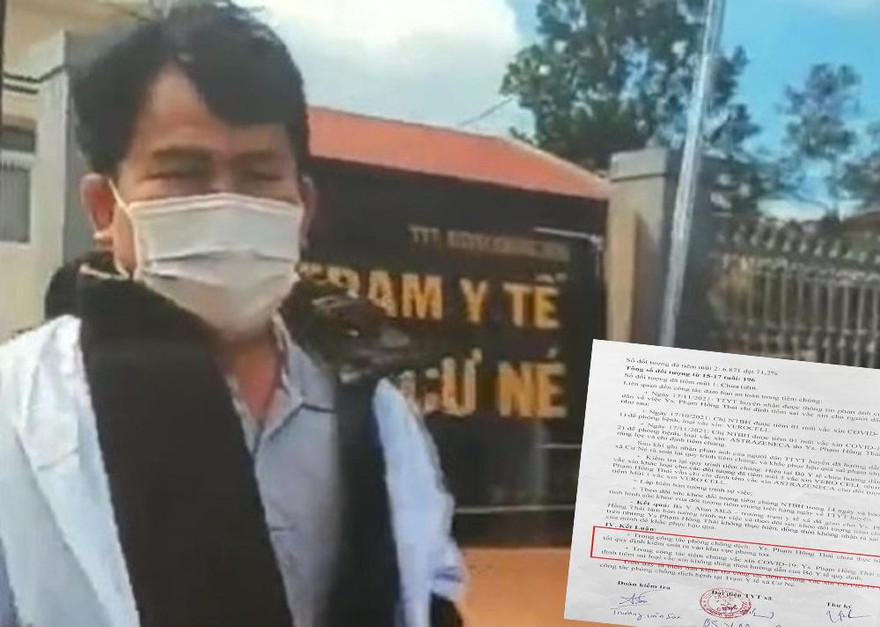 Ông Ph.H.T. bị đánh giá đã chỉ định tiêm sai vắc xin COVID-19 mũi 2 cho người dân