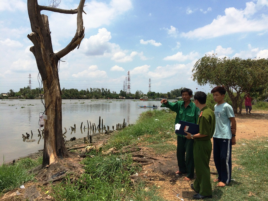 Hiện trường vụ việc.