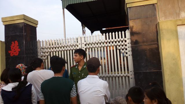 Ngôi nhà vợ chồng ông Ngữ nơi xảy ra sự việc thương tâm trên.