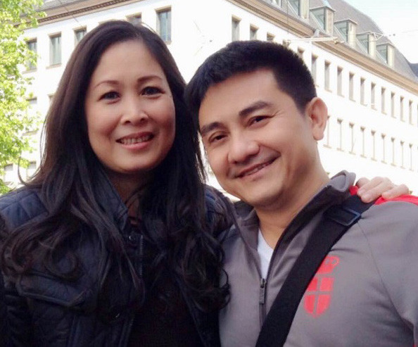 Ảnh chụp với nghệ sĩ Anh Vũ được NSND Hồng Vân chia sẻ.