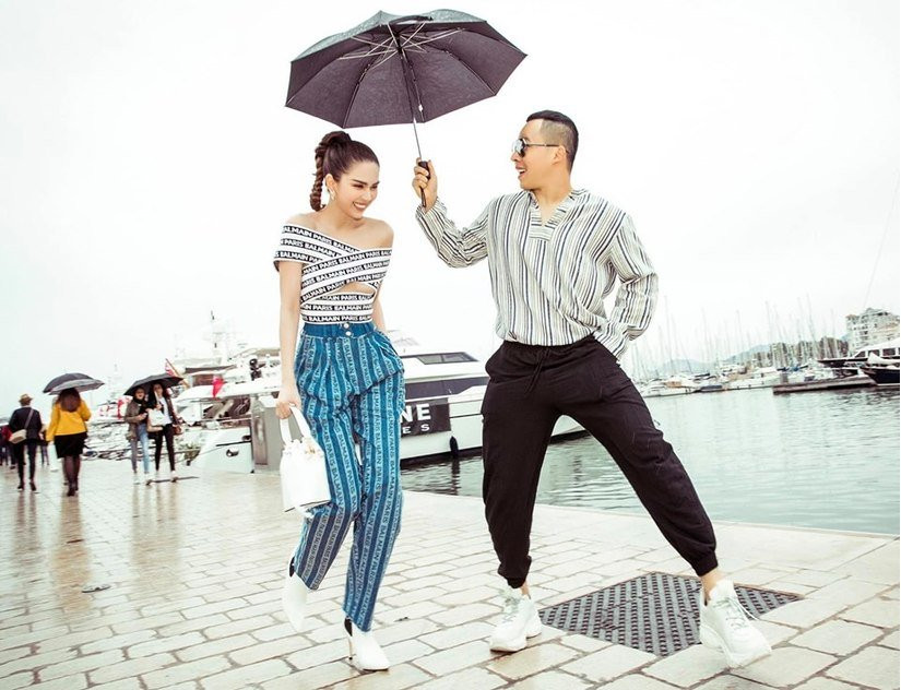 Một số ý kiến cho rằng, Ngọc Trinh tiếp tục thách thức dư luận khi đăng ảnh tình tứ, thân thiết với ông bầu Vũ Khắc Tiệp.