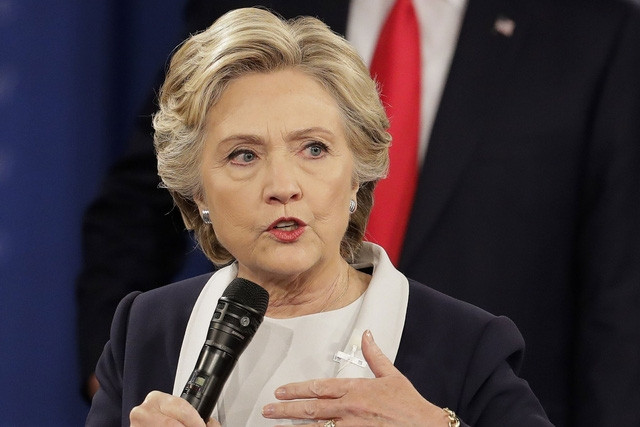 Ứng viên tổng thống đảng Dân chủ Mỹ Hillary Clinton.