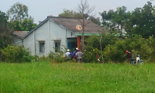 Căn nhà vợ chồng nạn nhân sinh sống