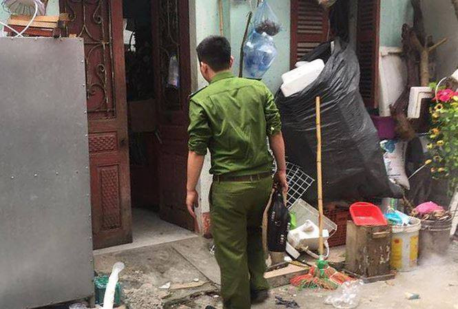 Hiện trường nơi phát hiện thi thể nạn nhân