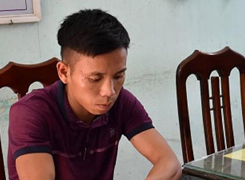 Phạm Văn Toàn tại cơ quan công an