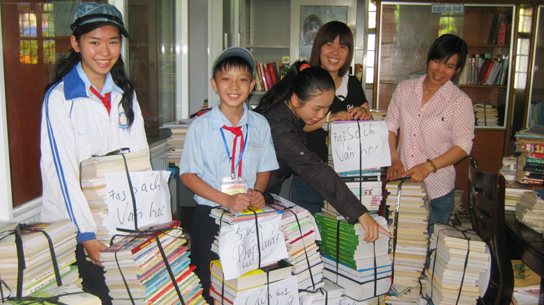 Ngày hội đọc sách đến với học sinh cao nguyên