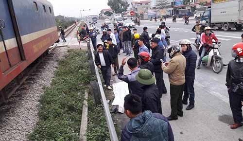 Hiện trường vụ tai nạn.