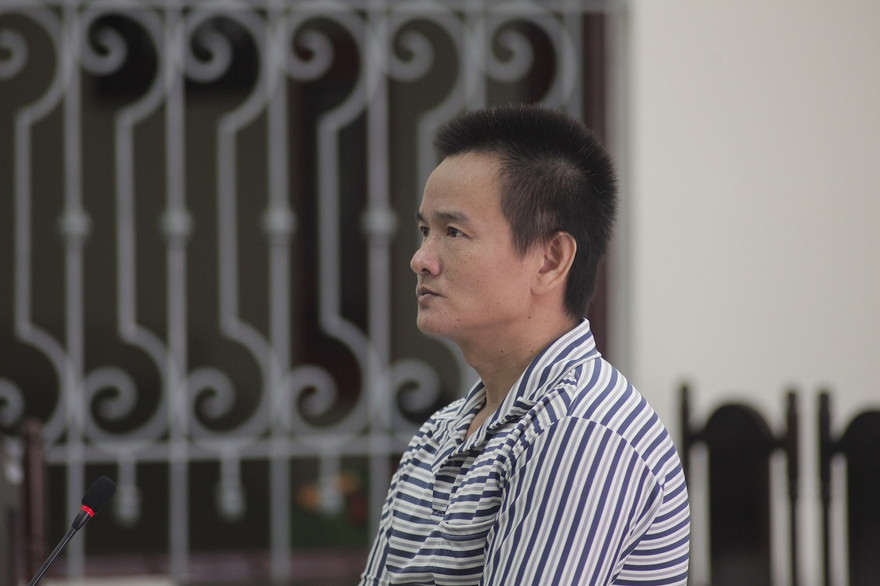 Đỗ Chí Tâm tại tòa ngày 9/8.