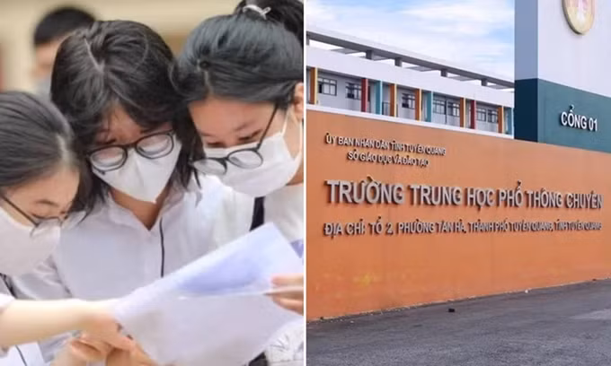 Vụ việc Điểm thi ở trường THPT Chuyên Tuyên Quang đang được điều tra.