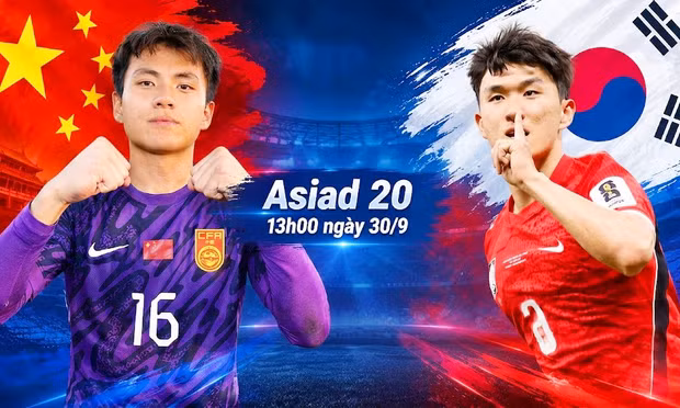 Nhận định U23 Trung Quốc vs U23 Hàn Quốc, 13h00 ngày 30/9: Hai phong cách đối lập
