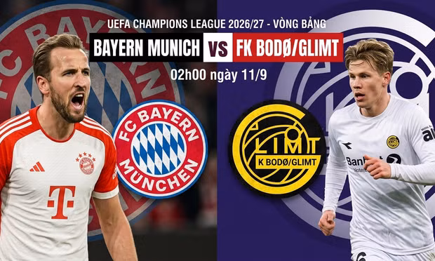 Nhận định Bayern Munich vs Bodo Glimt, 02h00 ngày 11/9: Hùm xám khẳng định tham vọng