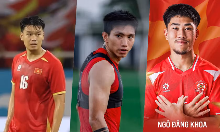 Thành Chung chấn thương, vì sao HLV Kim Sang-sik gọi Khoa Ngô thay vì Đoàn Văn Hậu?
