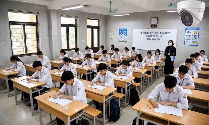 Thi tốt nghiệp THPT 2027: Đề xuất tăng camera phòng thi, trộn thí sinh từ nhiều trường