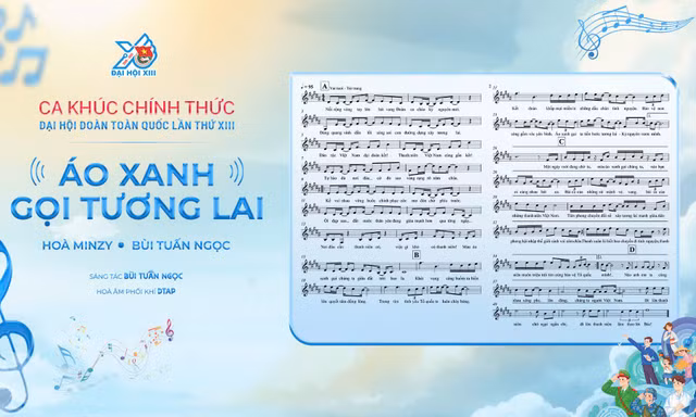 Ca sĩ Hòa Minzy thể hiện ca khúc chính thức của Đại hội Đoàn toàn quốc lần thứ XIII