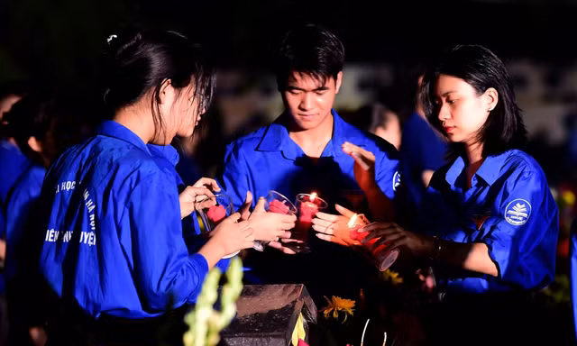 Tuổi trẻ cả nước sẽ đồng loạt thắp nến tri ân các Anh hùng liệt sĩ vào tối 26/7 