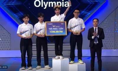 Olympia 26: Nam sinh Hà Nội "giải mã" từ khóa thần tốc, giành vòng nguyệt quế cuộc thi Tuần