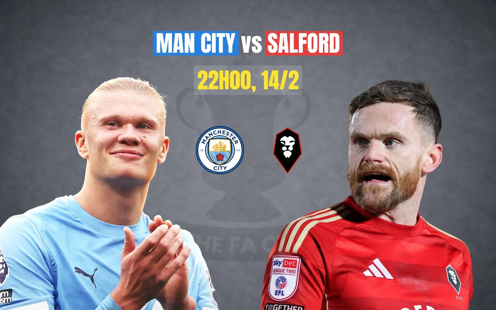 Man City quyết tâm chinh phục FA Cup, Salford đối mặt thử thách khó khăn tại Etihad