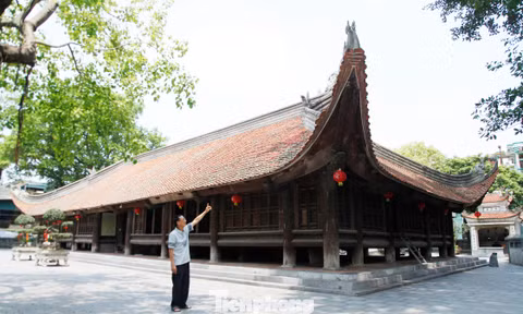 Đình ở tổ dân phố Đình Bảng. Ảnh: Nguyễn Thắng
