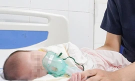 Trẻ sơ sinh thở ra tiếng gà gáy vì bệnh truyền nhiễm cấp tính