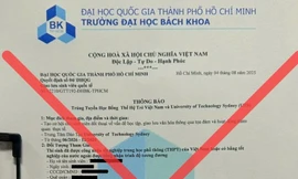 Trường ĐH Bách khoa (ĐHQG TP. HCM) cảnh báo văn bản mạo danh lừa đảo học bổng