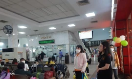 Sinh viên về Tết tại ga Sài Gòn năm 2025.