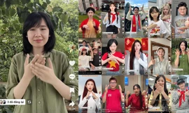 Sôi nổi trào lưu tập ngôn ngữ ký hiệu theo OST phim 'Mưa đỏ'