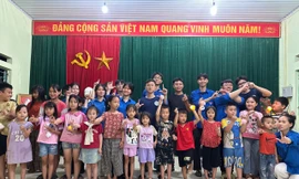 'Hè Xanh 2025': Mang niềm vui cho cho các em nhỏ vùng xa Thái Nguyên