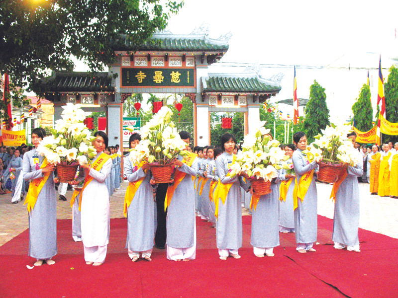 Một hoạt động tại Tuần Văn hóa Phật giáo. Ảnh: Thanh Tùng. Một hoạt động tại Tuần Văn hóa Phật giáo. Ảnh: Thanh Tùng