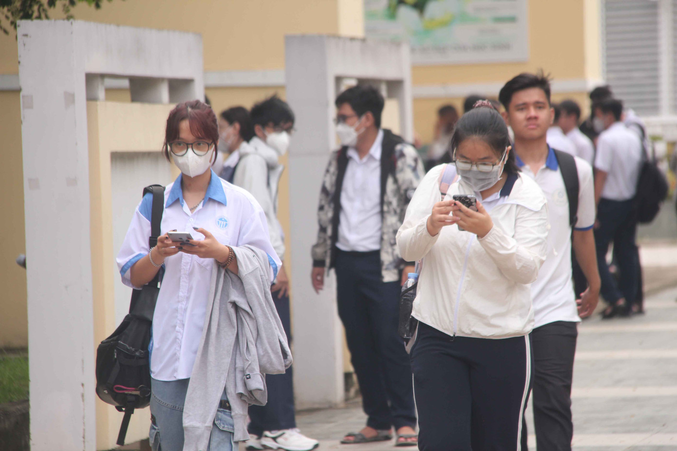 Học sinh ở một trường THPT tại Đồng Nai